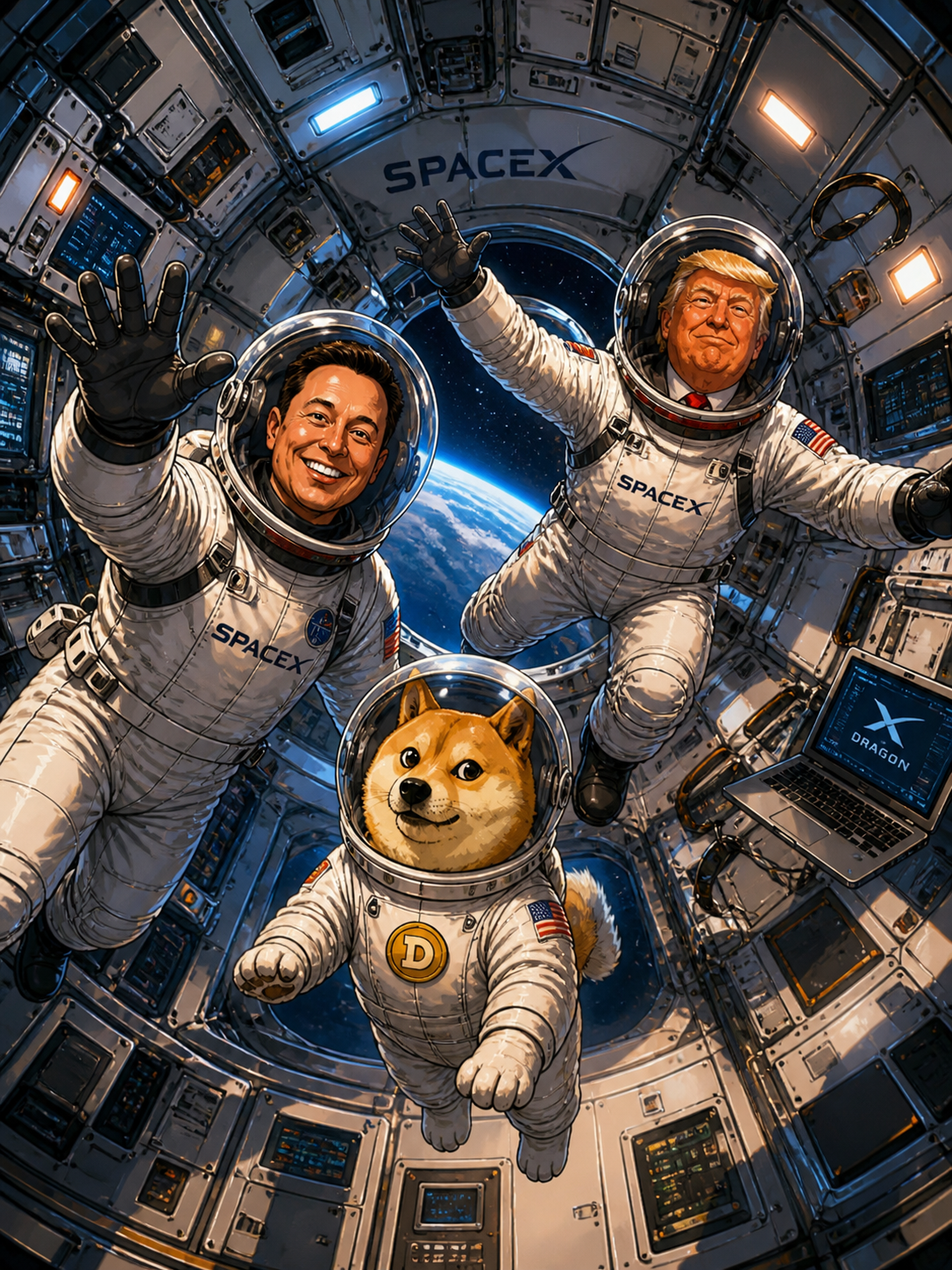 XMOON space crew